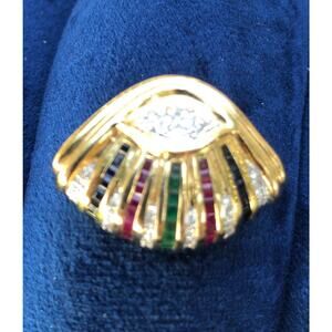 Marked 14k gold tested big pendant